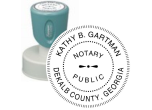 n53-georgia-notary-round-circular-pre-inked-stamp-short-handle-1-9-16-inch-xstamper