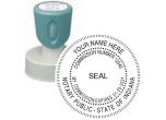 n53-indiana-notary-round-circular-pre-inked-stamp-short-handle-1-9-16-inch-xstamper