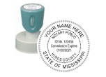 n53-mississippi-notary-round-circular-pre-inked-stamp-short-handle-1-9-16-inch-xstamper