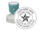 n53-texas-notary-round-circular-pre-inked-stamp-short-handle-1-9-16-inch-xstamper