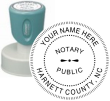 n53-north-carolina-notary-round-circular-pre-inked-stamp-short-handle-1-9-16-inch-xstamper