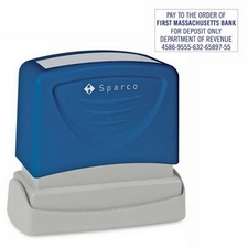 Sparco Endorsement Stamp <br>(SPRC12) - 1" x 2" 