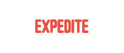 1034 - 1034 Pre-Inked Stock Stamp "EXPEDITE" (Red) - Impression Size: 1/2" x 1-5/8"
