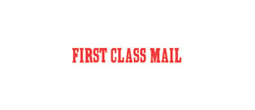 1149 - 1149 Pre-Inked Stock Stamp "1ST CLASS MAIL" (Red) - Impression Size: 1/2" x 1-5/8"