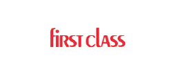 1332 - 1332 Pre-Inked Stock Stamp "FIRST CLASS" (Red) - Impression Size: 1/2" x 1-5/8"