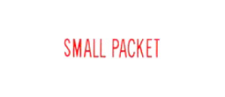 1524 - 1524 Pre-Inked Stock Stamp "SMALL PACKET" (Red) - Impression Size: 1/2" x 1-5/8"