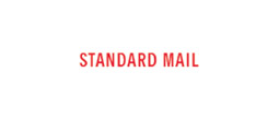 1701 - 1701 Pre-Inked Stock Stamp "STANDARD MAIL" (Red) - Impression Size: 1/2" x 1-5/8"