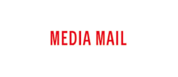 1702 - 1702 Pre-Inked Stock Stamp "MEDIA MAIL" (Red) - Impression Size: 1/2" x 1-5/8"