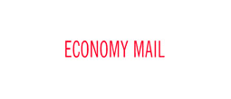 1705 - 1705 Pre-Inked Stock Stamp "ECONOMY MAIL" (Red) - Impression Size: 1/2" x 1-5/8"