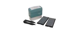 40410 - DISCONTINUED 40410
Plastic Self-Inking
Message Stamp Kit
